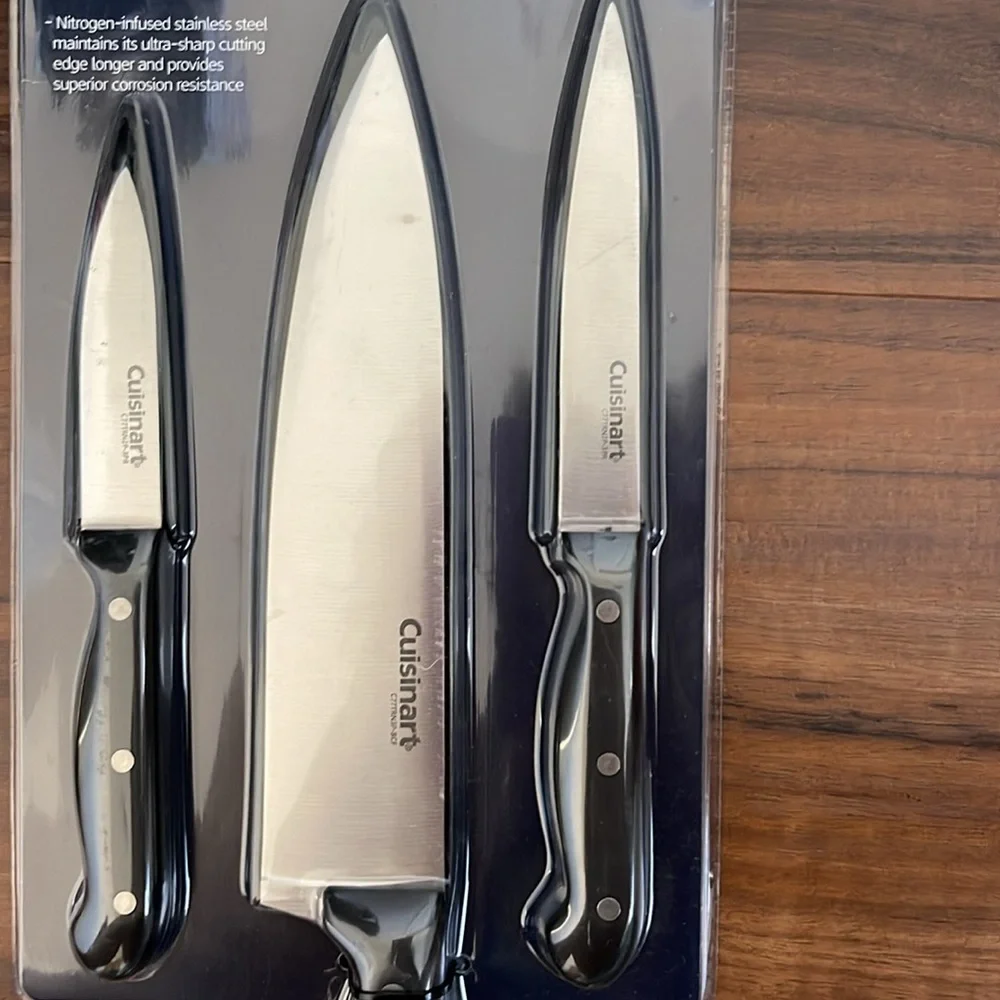 New Cuisinart Classic NITROGEN INFUSED Stainless steel Knife Set